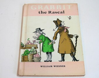 Grabbit The Rascal By William Wiesner Vintage Childrens Book