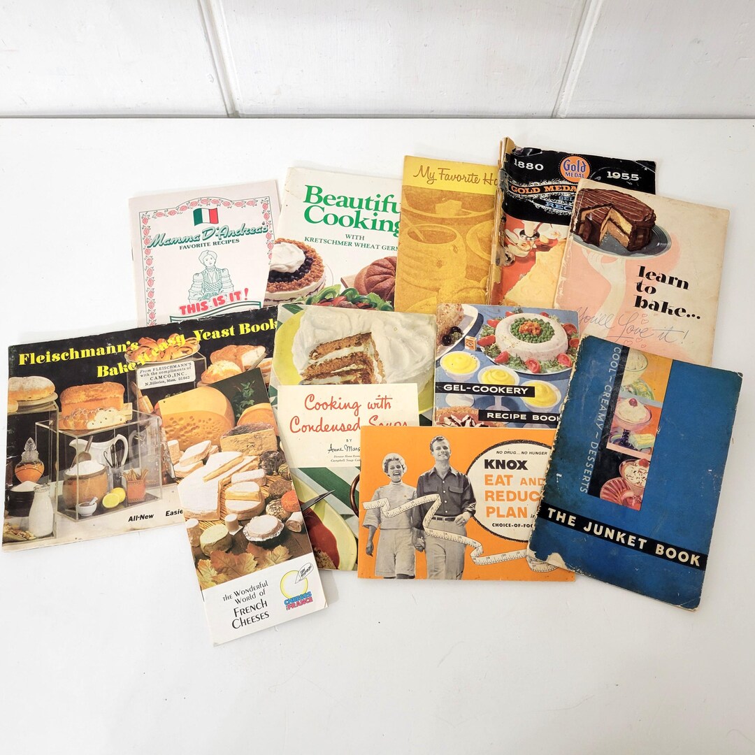 Vintage Cookbook Collection Manufacturer's Advertising Cookbooks Large ...