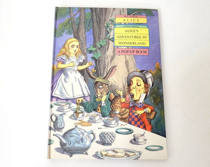 Alice's Adventures in Wonderland Popup Book Etsy