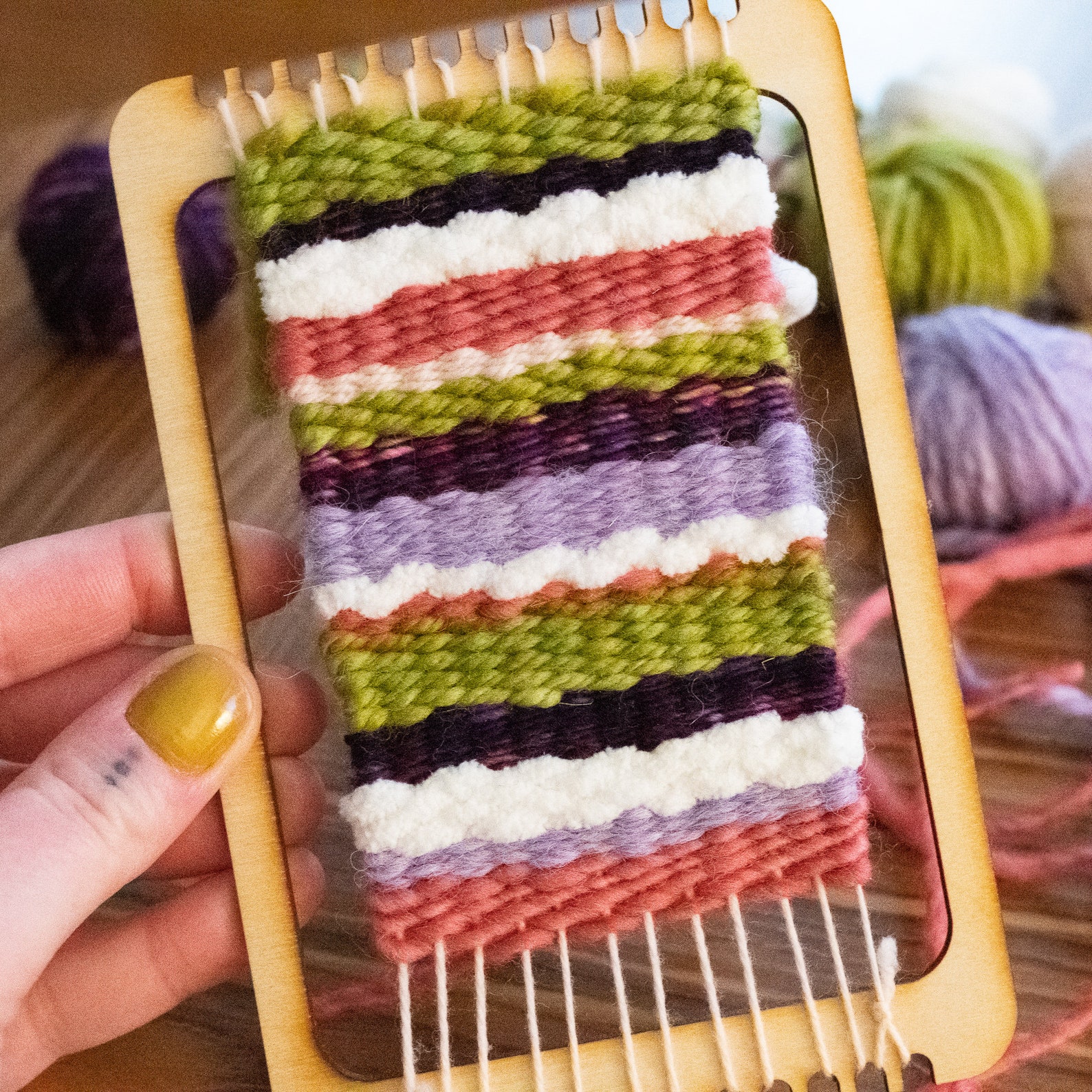 Weaving starter kit for beginners with supplies yarn loom Etsy