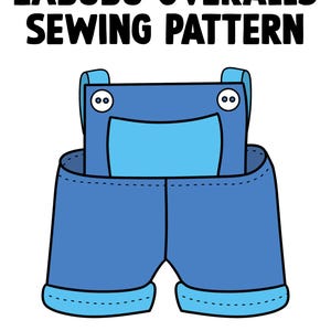 Labubu Overalls Sewing Printable PDF Pattern Instructions DIY Doll ...