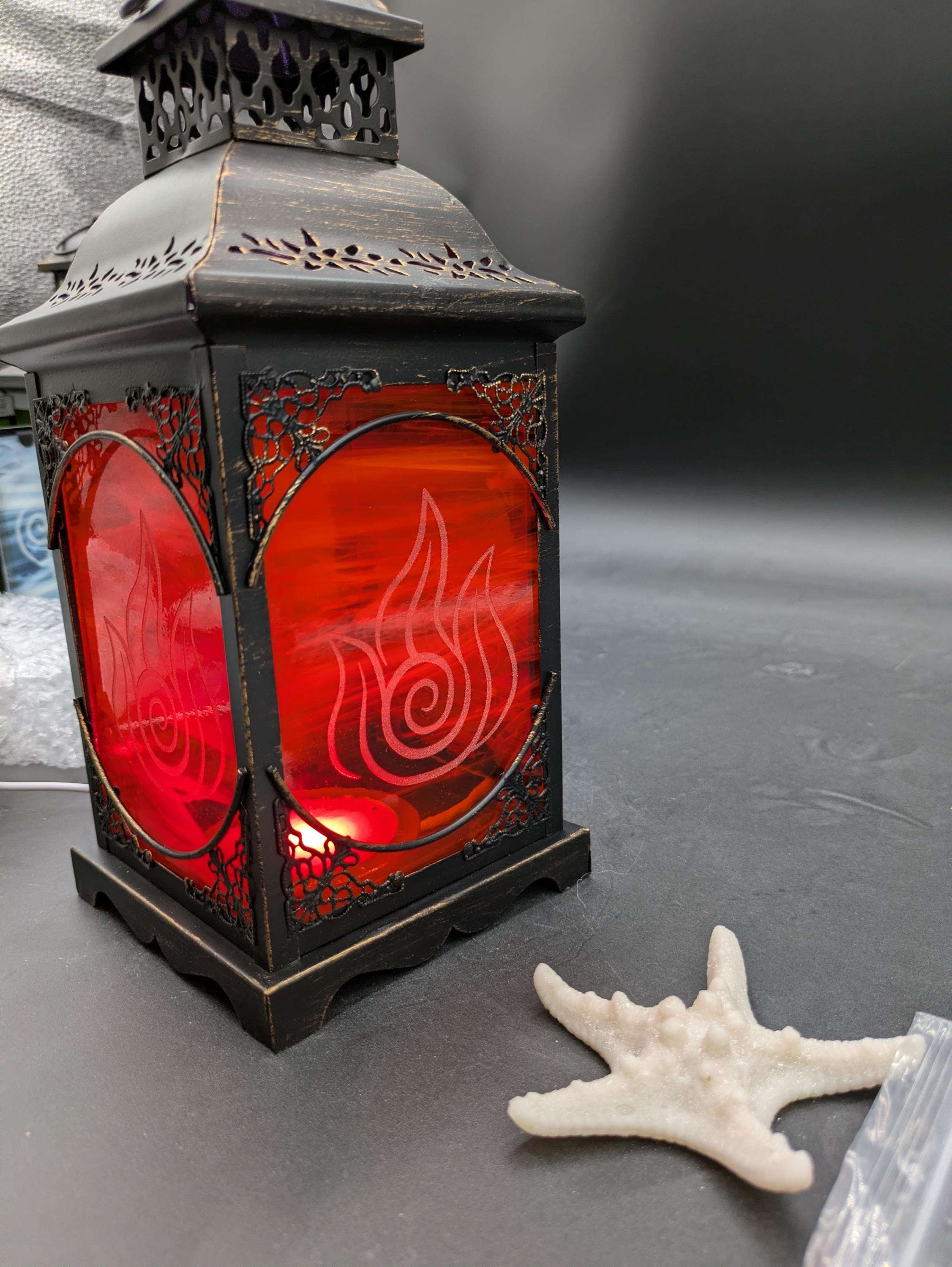 Stained Glass Lantern - Etsy
