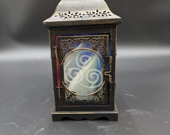 Atla Four Elements Metal Lantern, Avatar Inspired Home Decor
