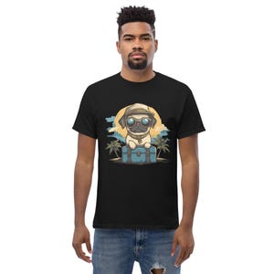 Unisex classic tee - Pug on Vacation