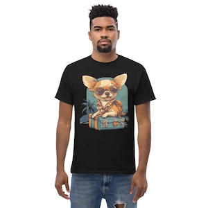 Unisex classic tee - Chihuahua on Vacation