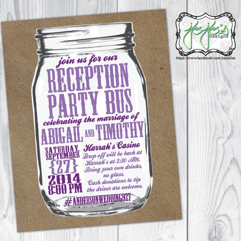 Mason Jar Kraft Paper Vintage Shabby Chic Wedding Reception Etsy