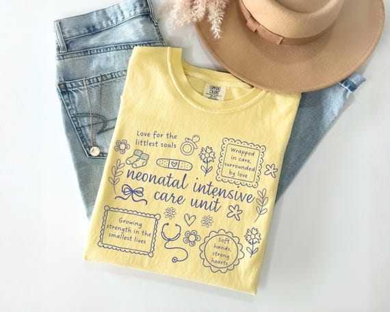 NICU Nurse Shirt, Neonatal Nurse T-Shirt, Comfort Colors Neonatal Intensive Care Unit Tshirt, Nicu Crew Shirt, Nicu Team Tee, Baby Nurse RN