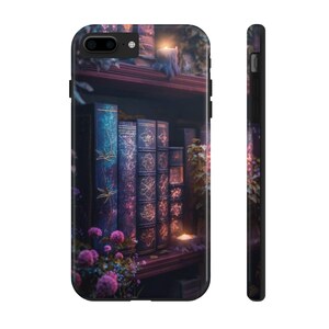 Dark Academia Enchanting Bookish Phone Case, Literary Gift, Aesthetic Tough Case, Perfect for Book Lovers, Library Present Idea