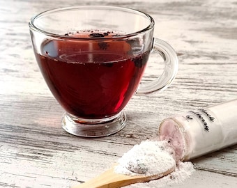 Pomegranate Black Mulberry Fruit Tea Powder: Turkish Tea Lover Gift