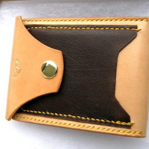 Herren Leder Brieftasche, ID Brieftasche für Männer, Herren Brieftasche, Leder einfache Brieftasche, dreifache Brieftasche, Geburtstag Freund Geschenk, Mann Geschenk