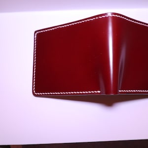 Chocolate Shinki Hikaku Shell Cordovan and  Wallet,  #wallet  #bifoldwallet  #handstitched #shinkihikaku #menswallet  #cordovan