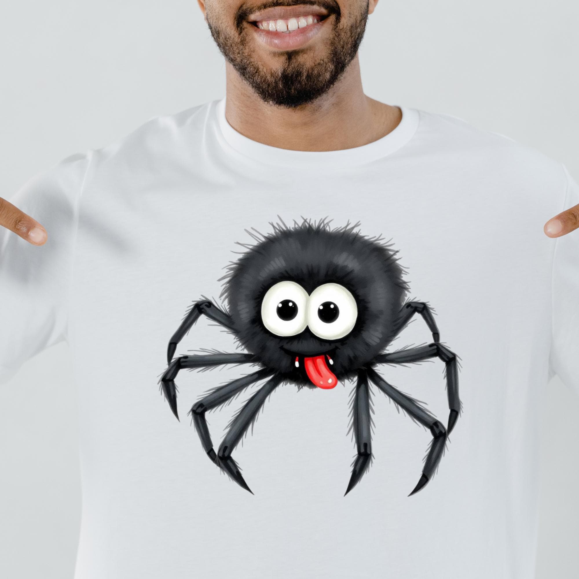 Halloween Spider Clipart PNG Bundle design elements preview