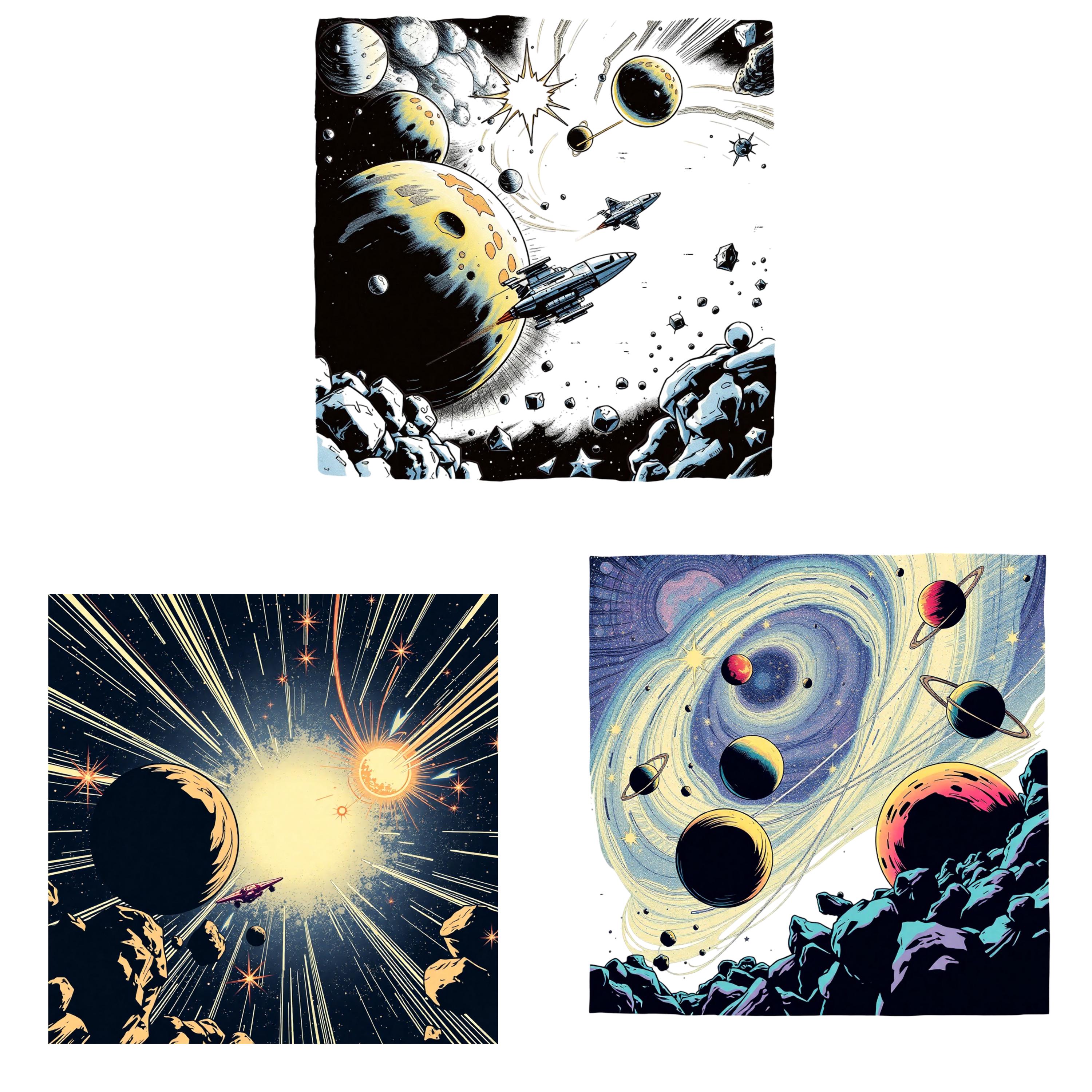 Galaxy Clipart PNG Bundle gallery preview