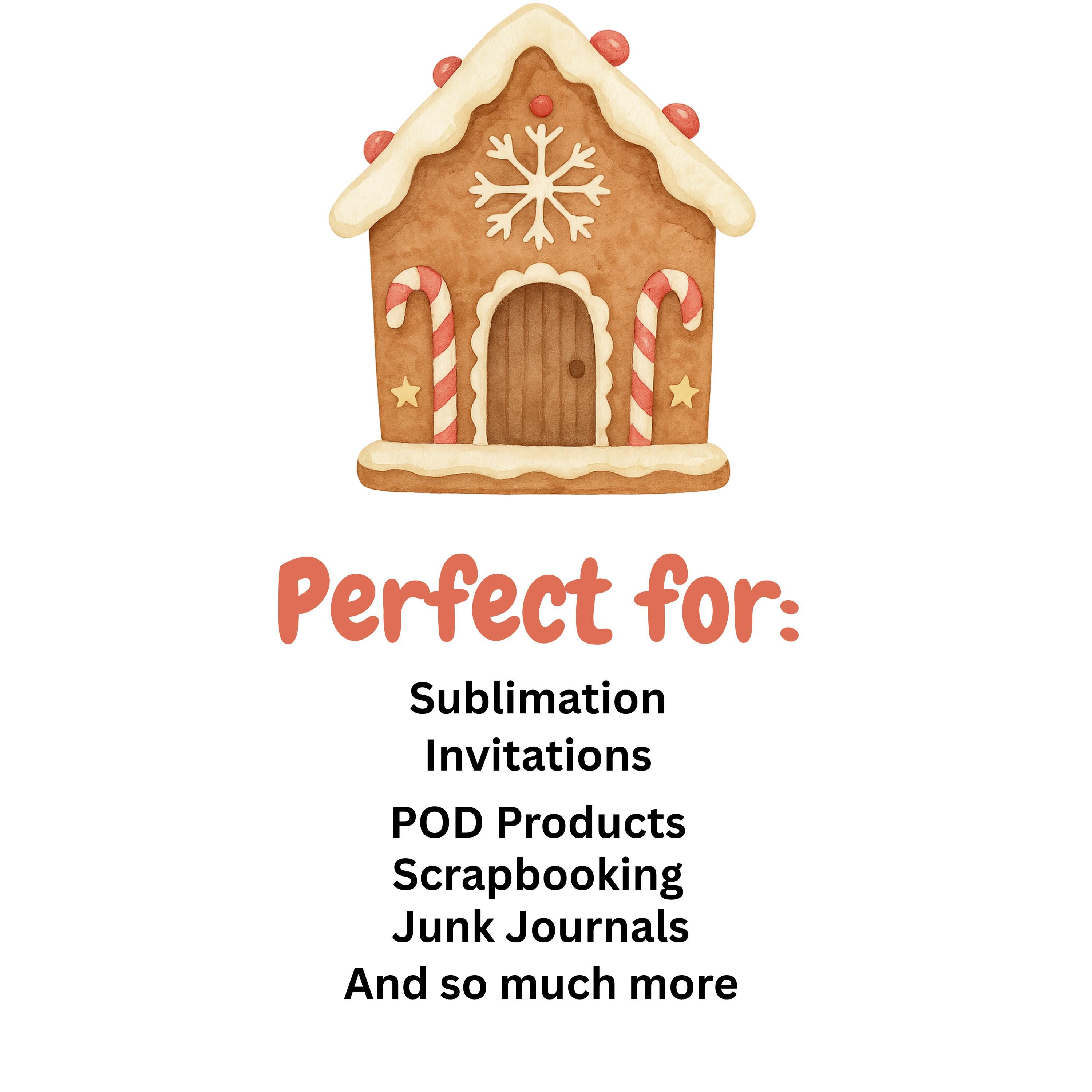 Christmas Clipart PNG Bundle design elements preview