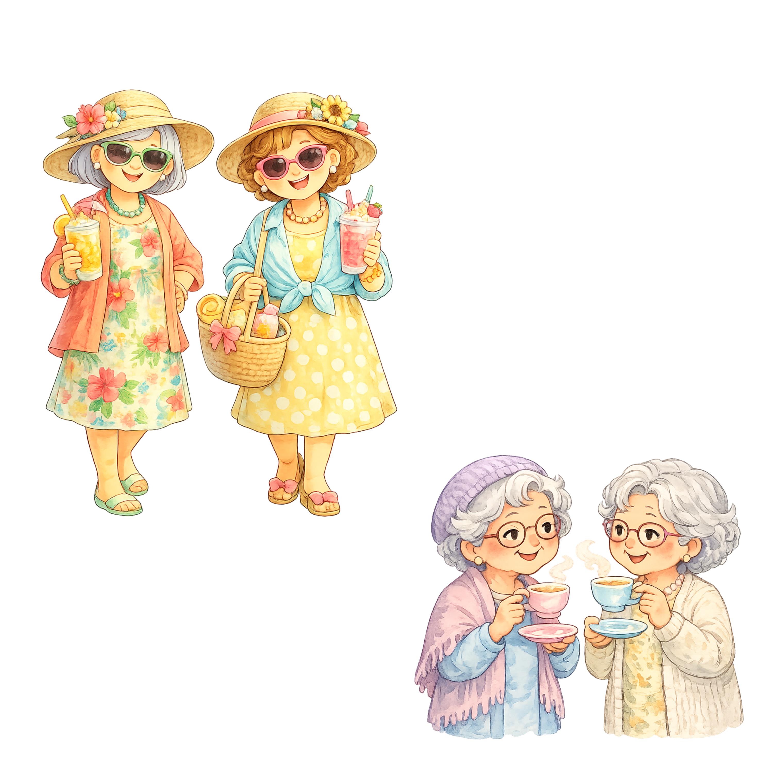 Watercolor Clipart PNG Bundle gallery preview