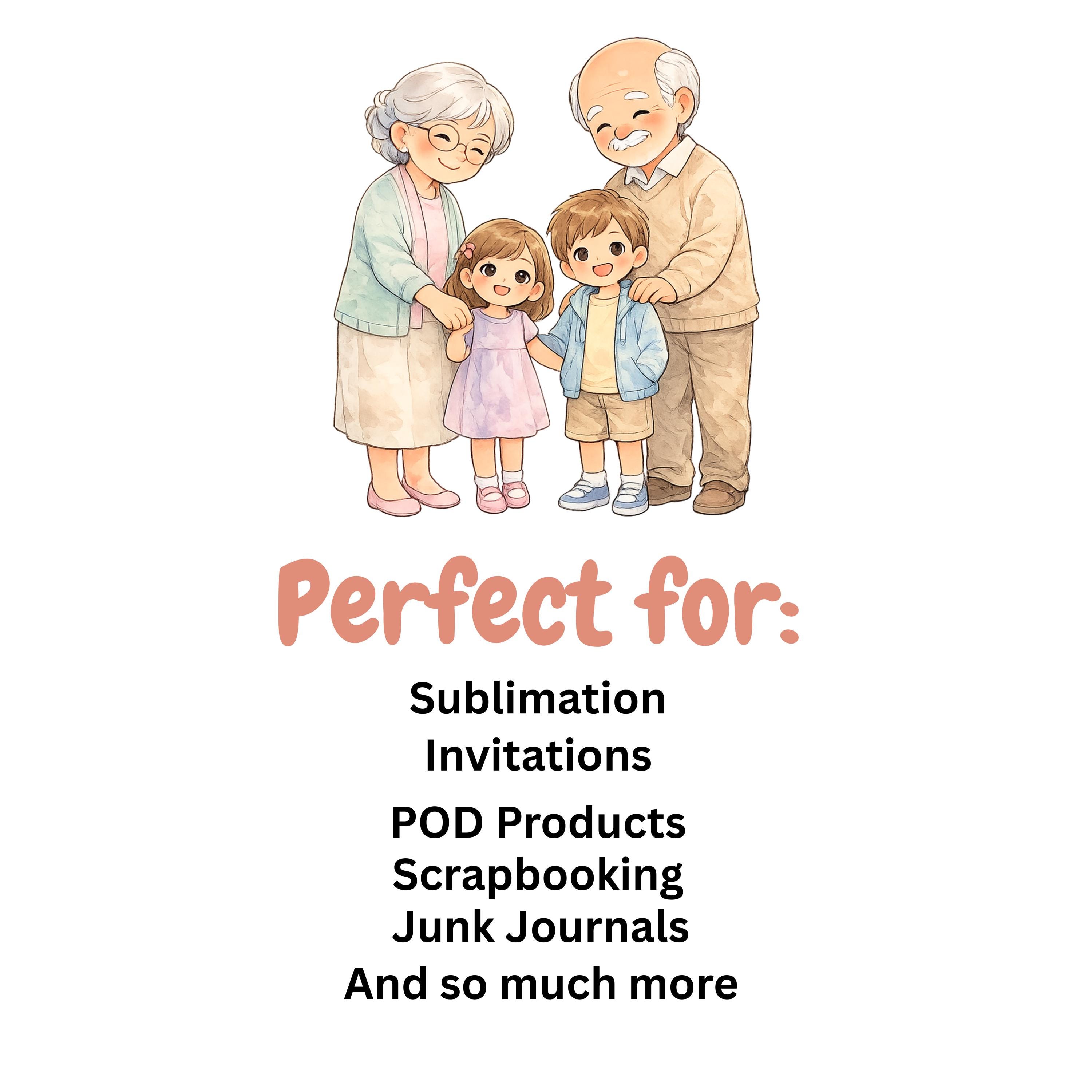 Watercolor Clipart PNG Bundle design elements preview