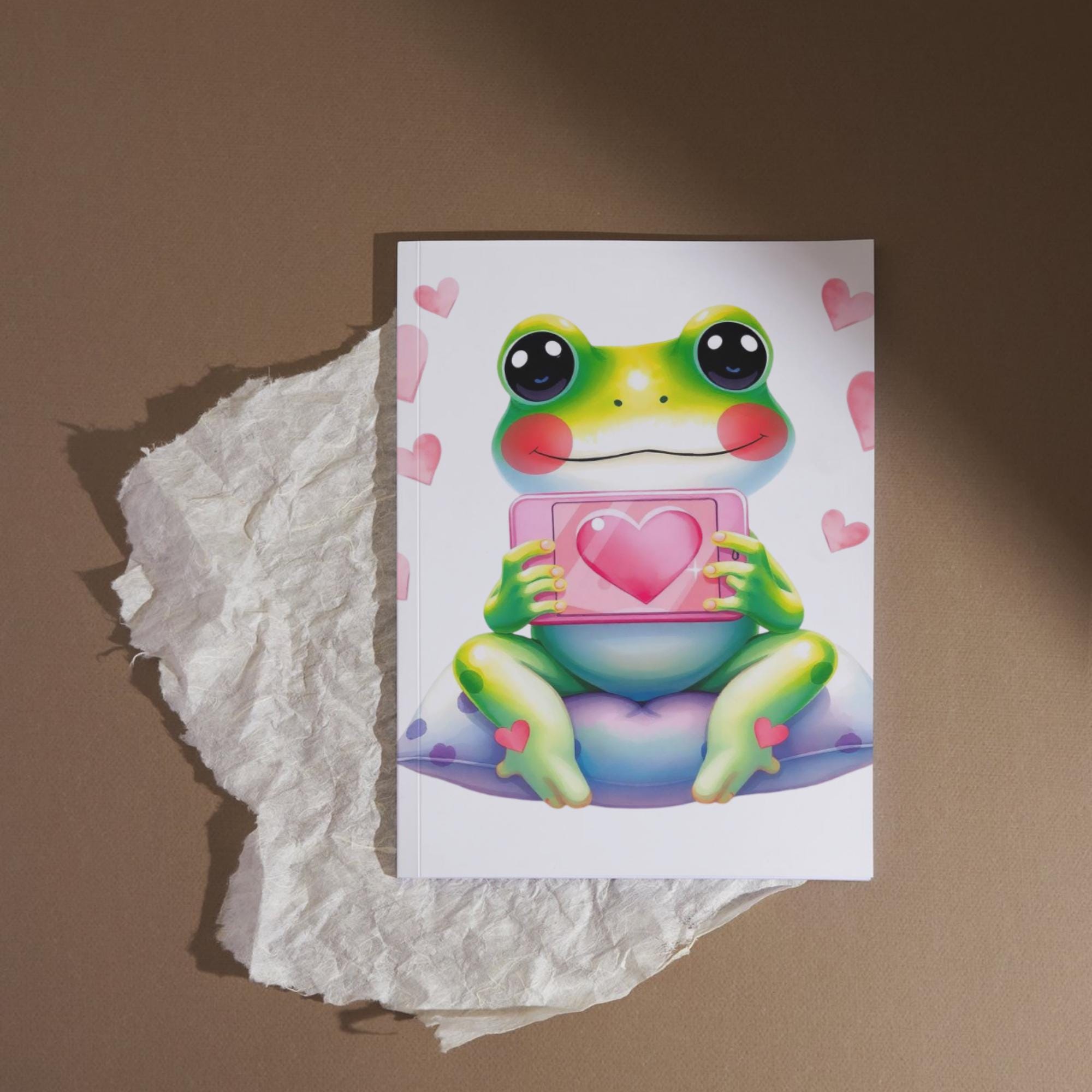 Valentine Frog Clipart PNG Bundle for stickers and digital products