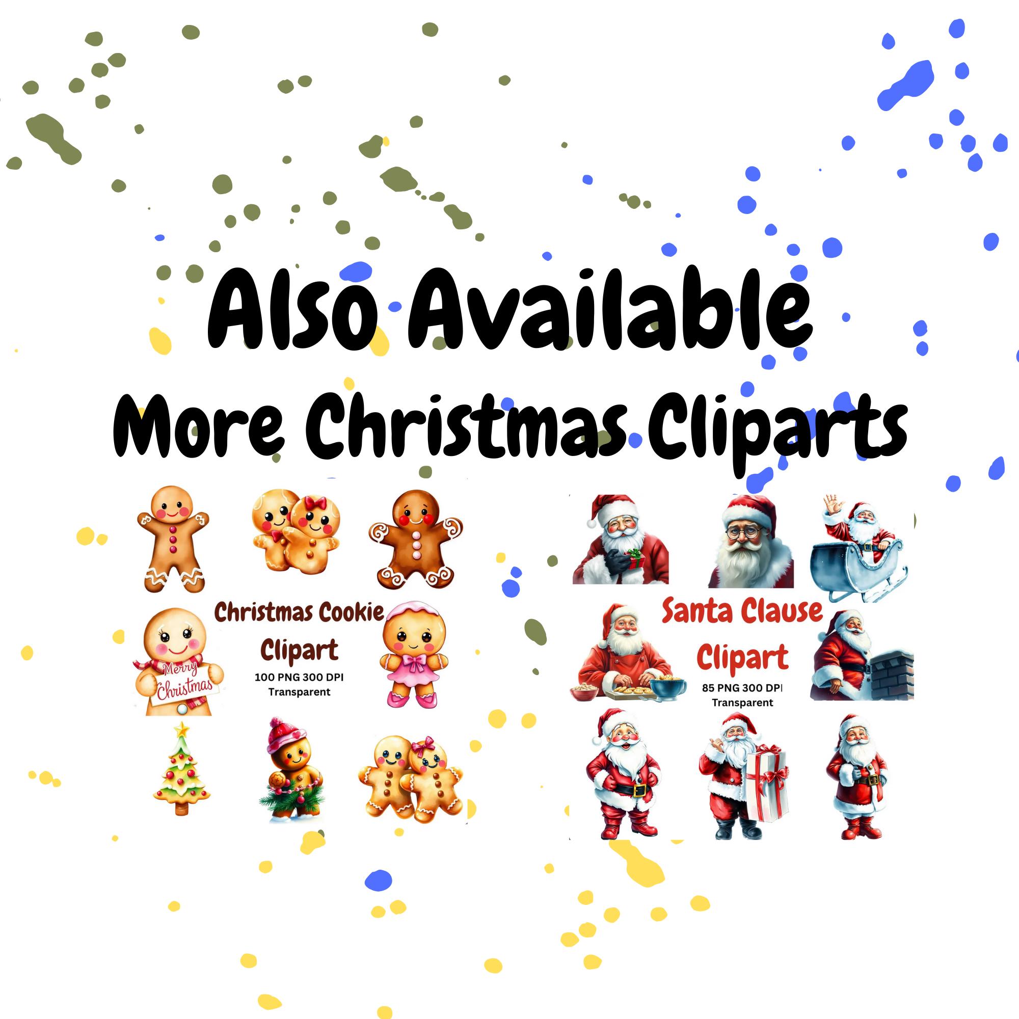 Christmas Clipart PNG Bundle gallery preview