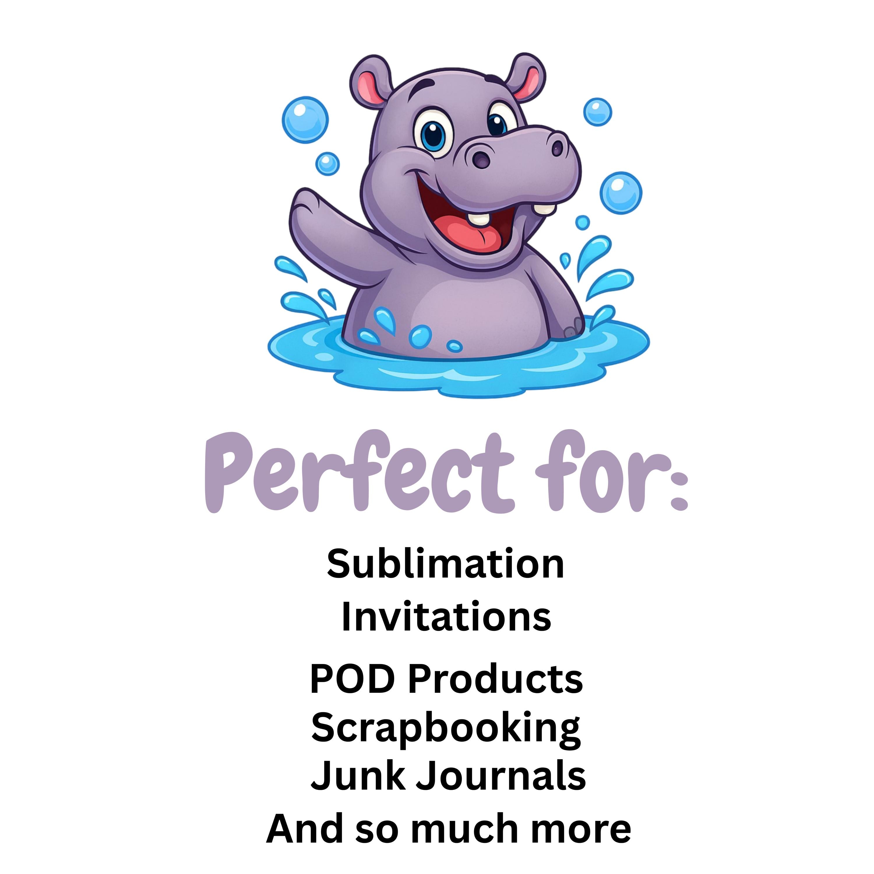 Safari Animals Clipart PNG Bundle for stickers and digital products