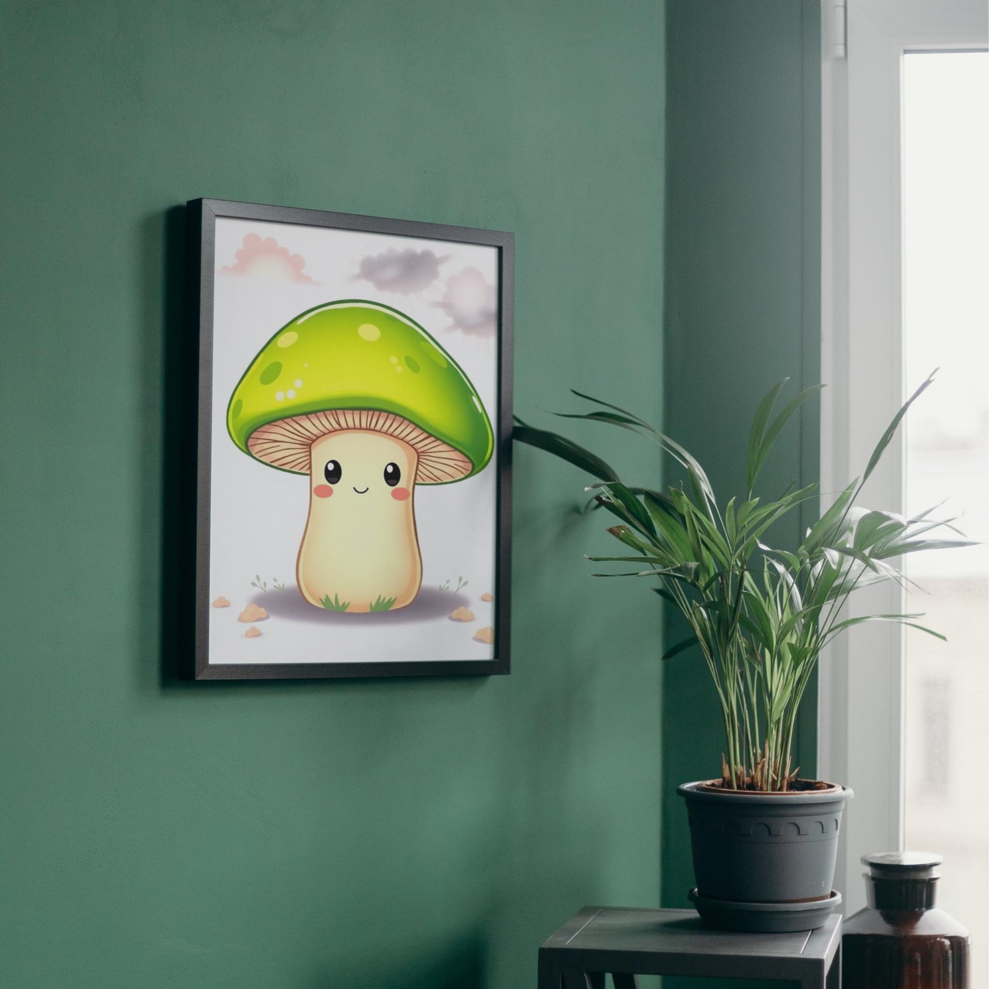 Mushroom Clipart PNG Bundle design elements preview