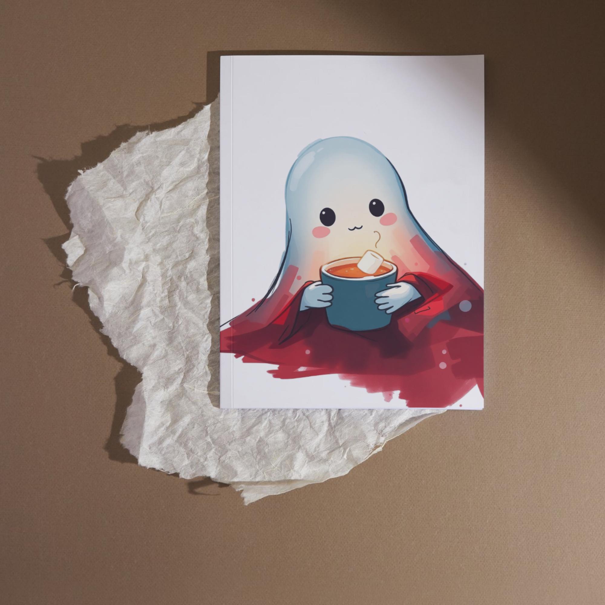 Cute Ghost Clipart PNG Bundle design elements preview
