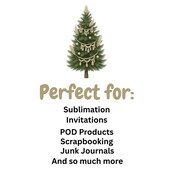 Produktansicht von Christmas Tree Clipart PNG Bundle – Bild 2