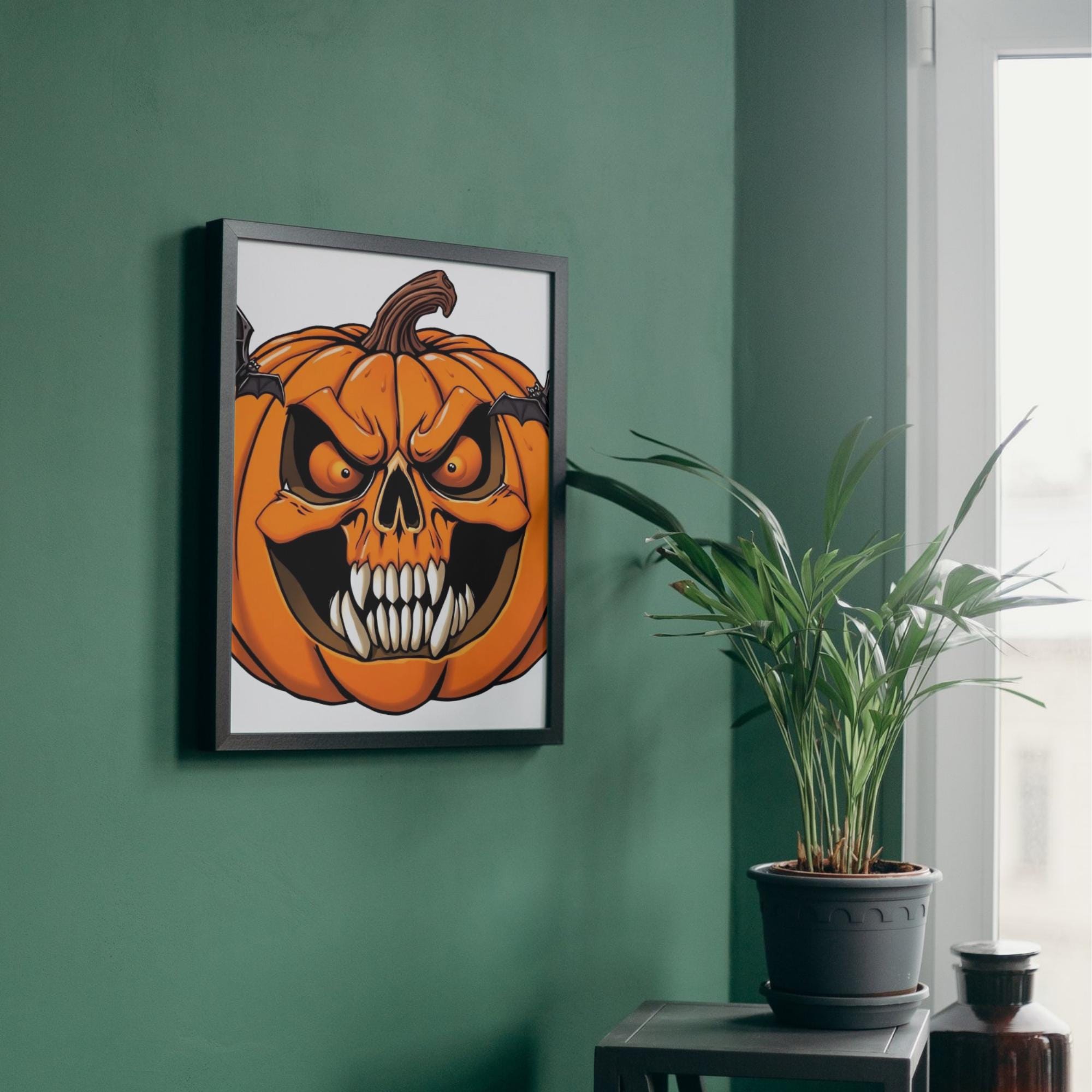 Halloween Pumpkin Clipart PNG Bundle for stickers and digital products