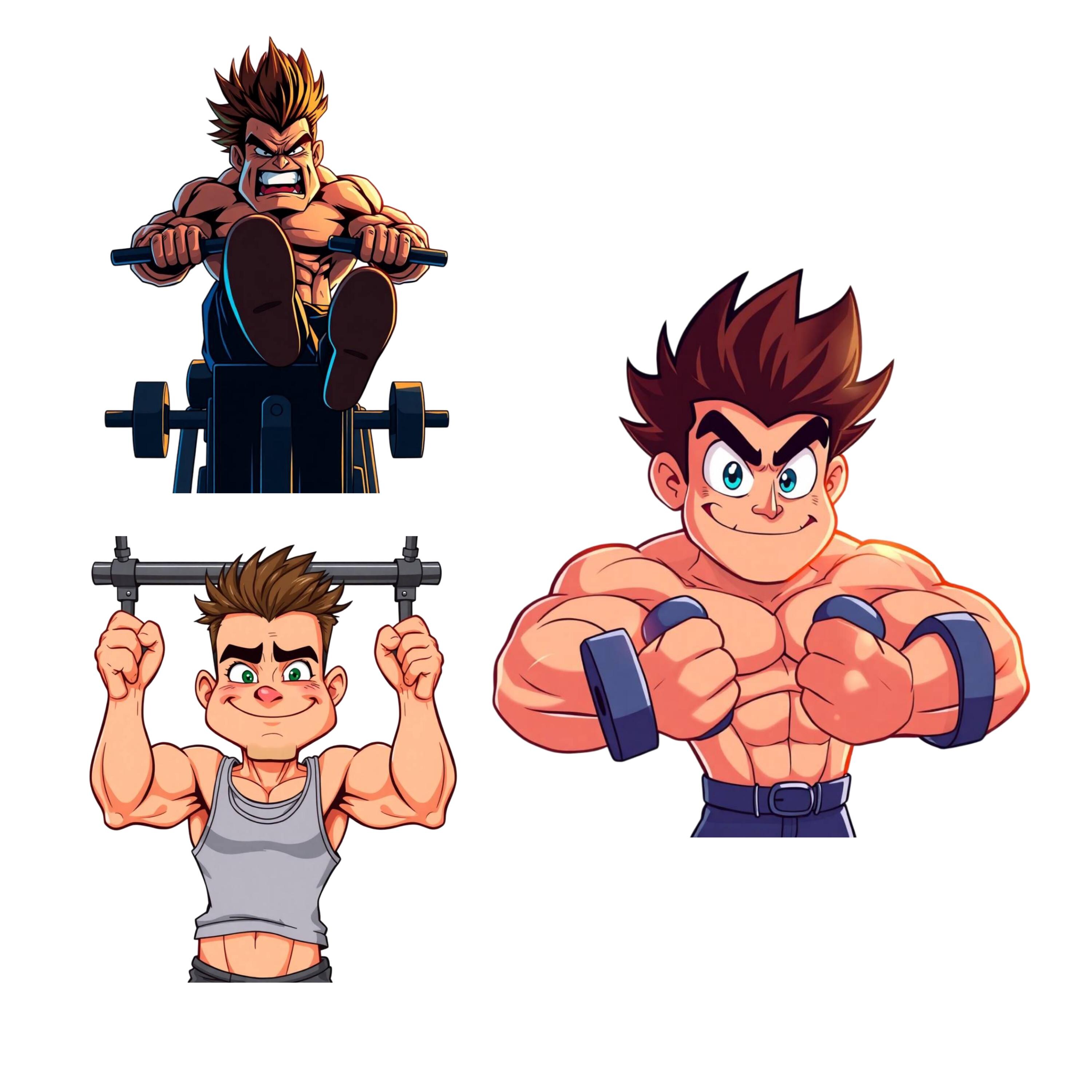 Fitness Clipart PNG Bundle gallery preview