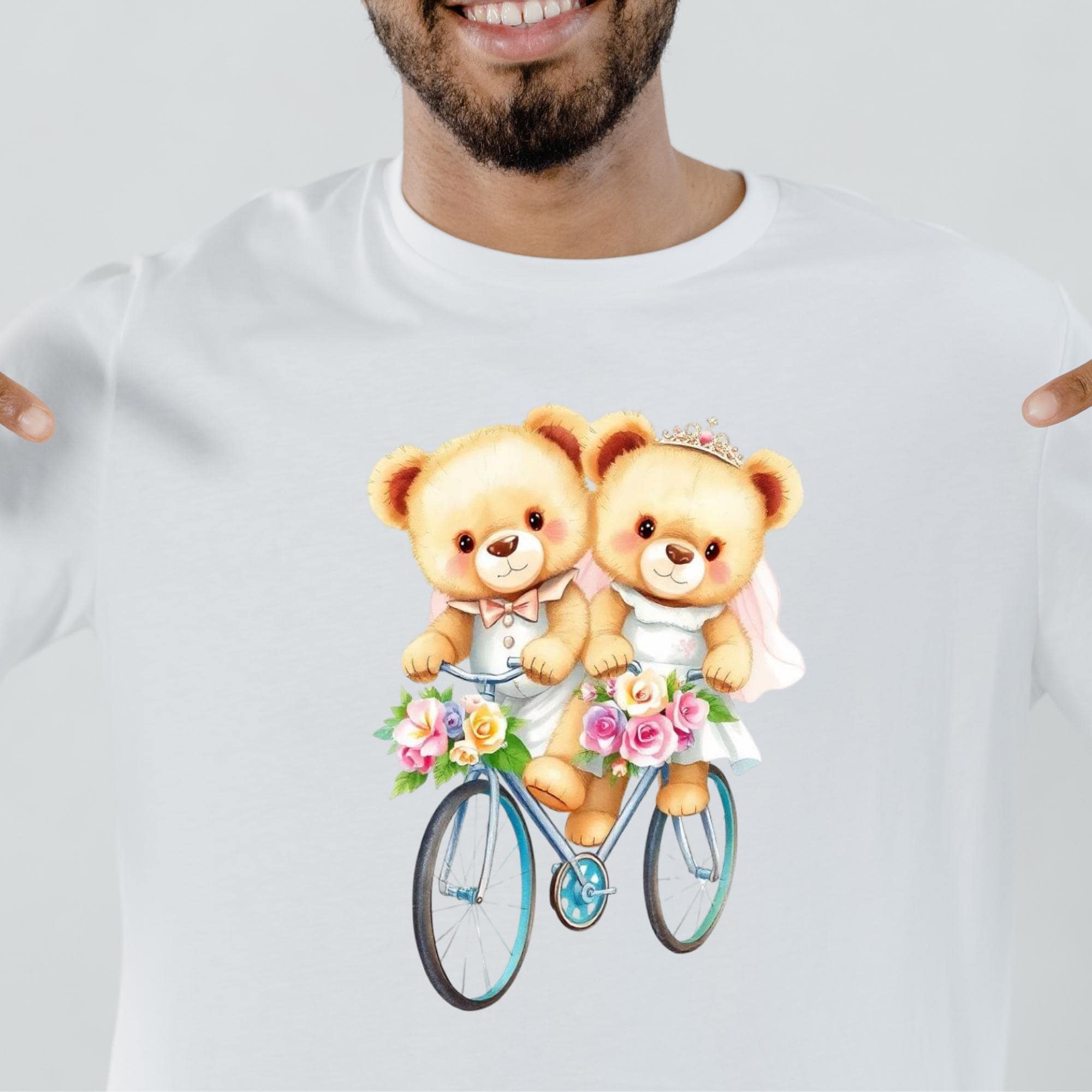 Teddy Bear Wedding Clipart PNG Bundle gallery preview