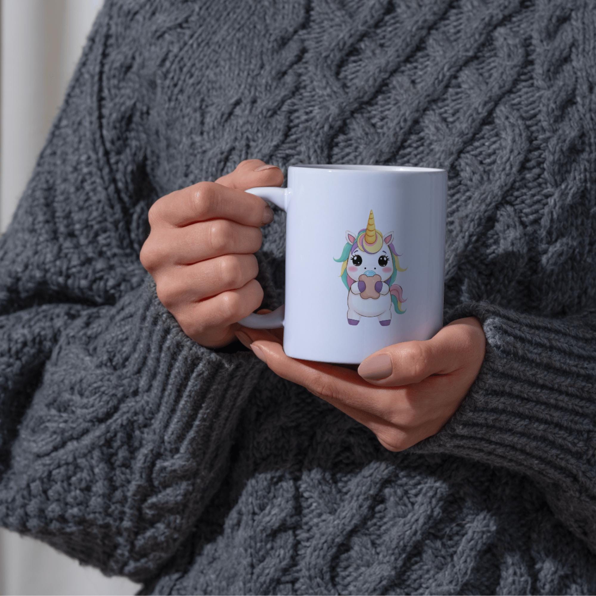 Rainbow Unicorn Clipart PNG Bundle gallery preview