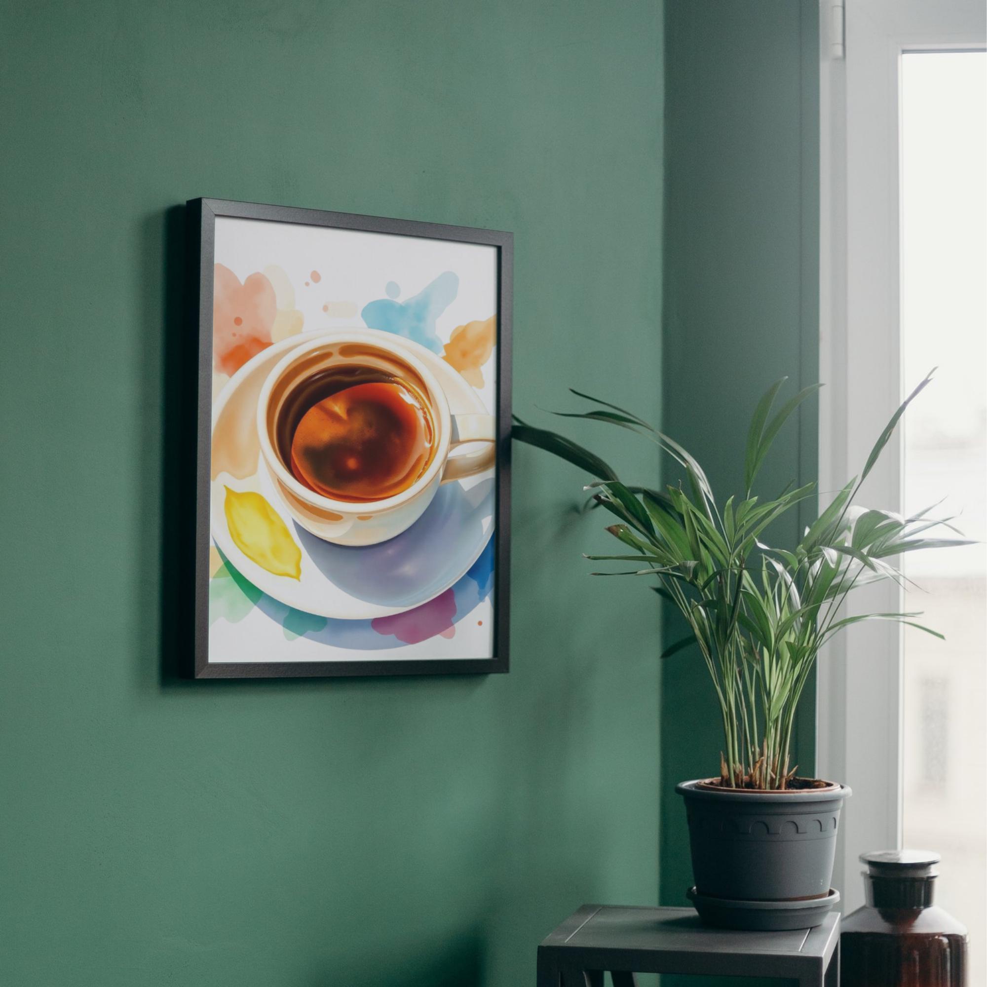 Watercolor Coffee Clipart PNG Bundle gallery preview