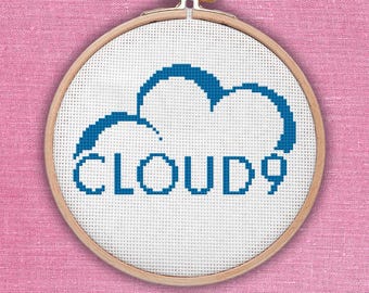 Schema punto croce Cloud 9
