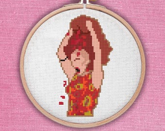 Schema punto croce Sasha Velour