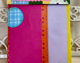 Color Blocks and Dots Envelope Folio