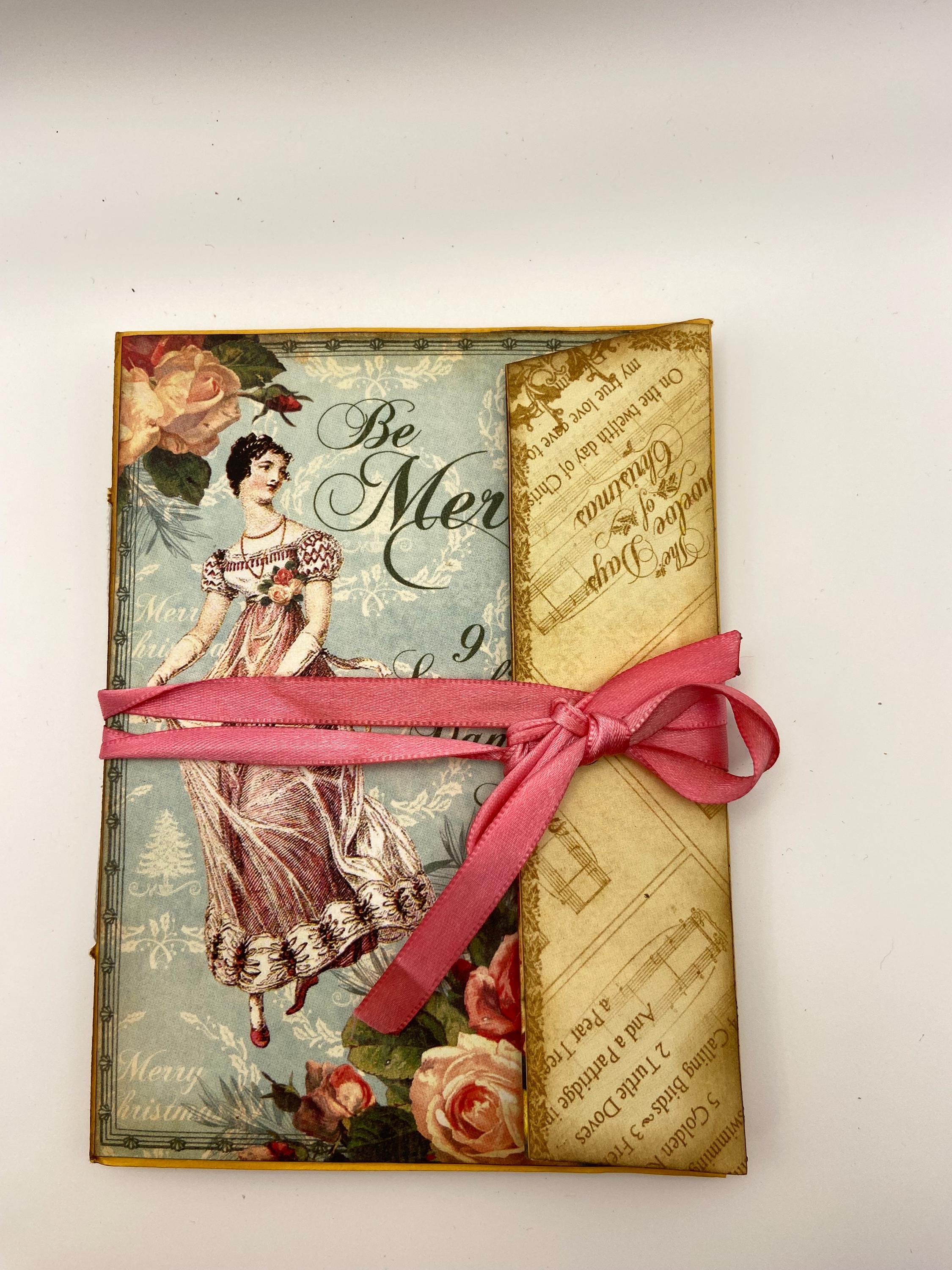 Handmade Mini Junk Journal Folio – Ephemera & Pockets - Etsy