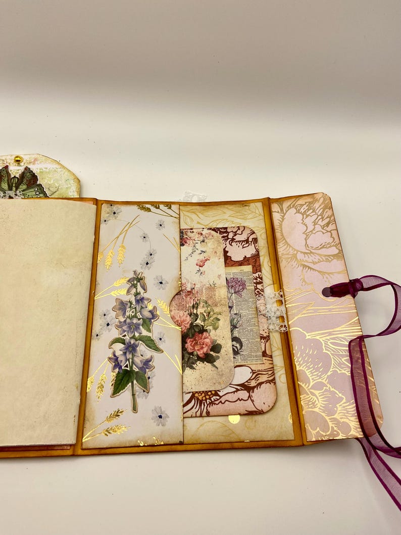 Handmade Mini Junk Journal Folio – Ephemera & Pockets - Etsy