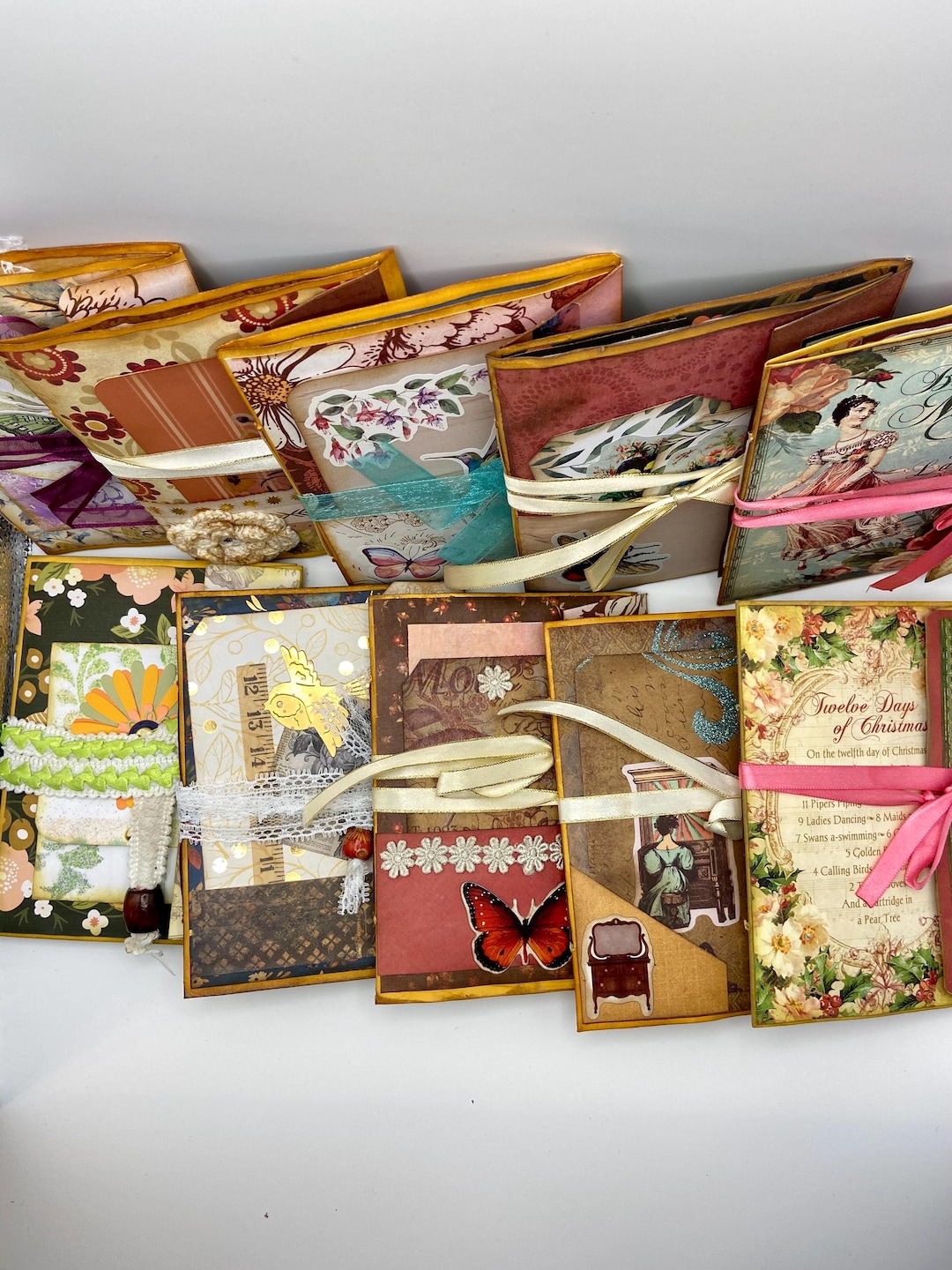 Handmade Mini Junk Journal Folio – Ephemera & Pockets - Etsy