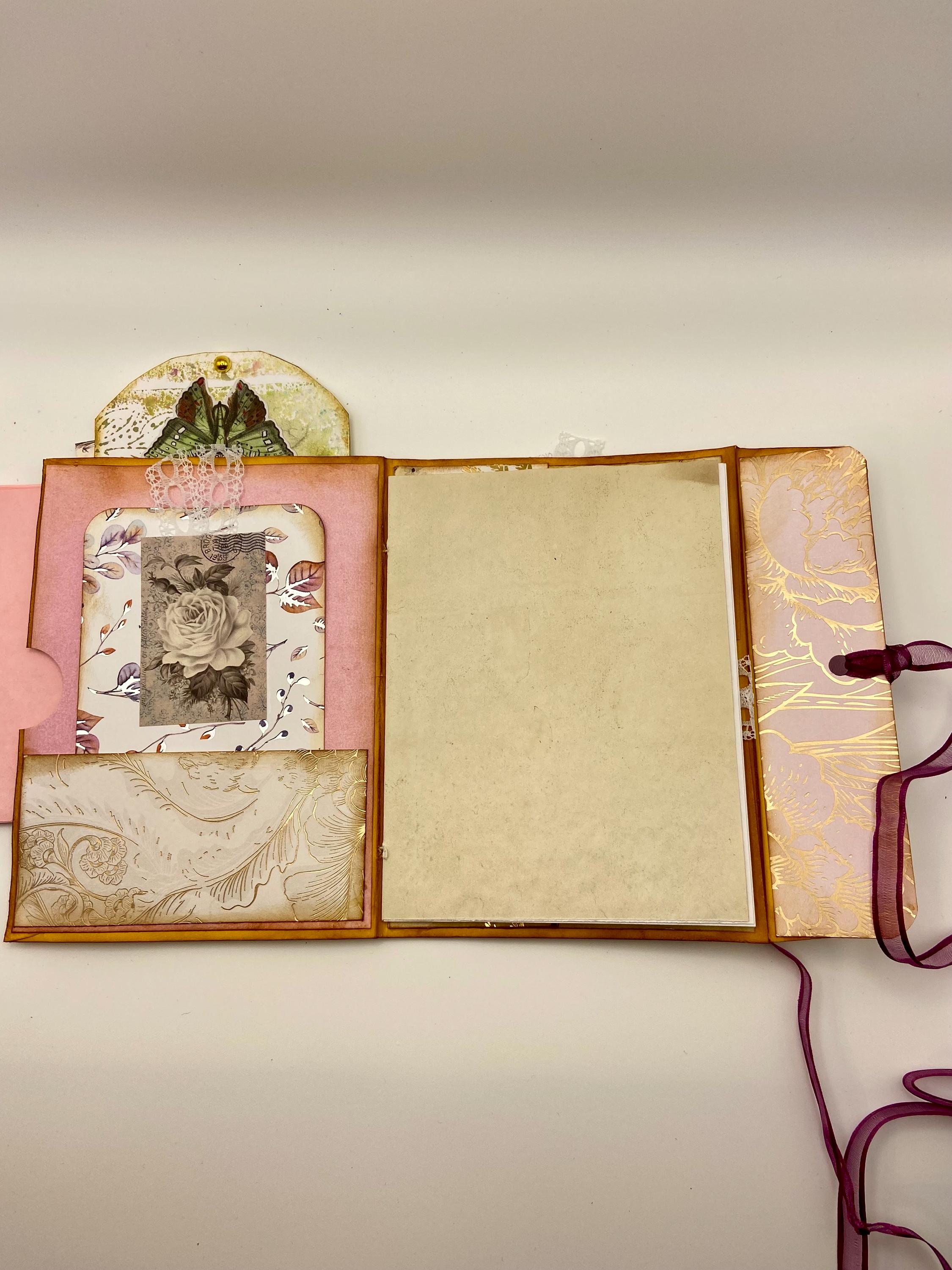 Handmade Mini Junk Journal Folio – Ephemera & Pockets - Etsy