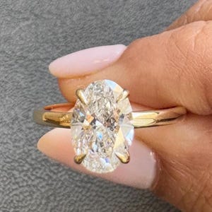 1 Karat Oval Diamant Verlobungsring, 1 Karat Diamant Ring, Oval Diamantring, Oval Verlobungsring, 1 Karat Oval Ring