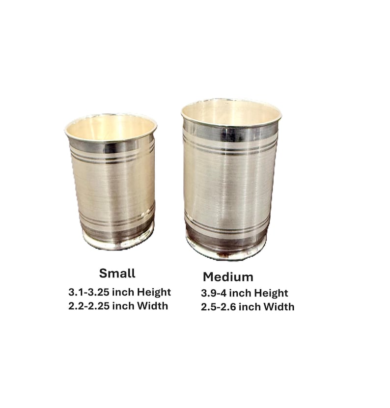 999 Pure Silver Glass – BIS Hallmarked for Purity | silver glass | silver cup | silver water glass | pure silver glass image 7