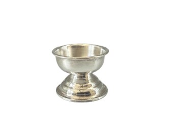 Pure Silver Deepam | 970 Hallmarked Silver Diya for Pooja, Aarti & Diwali Gift | Traditional Indian Oil Lamp