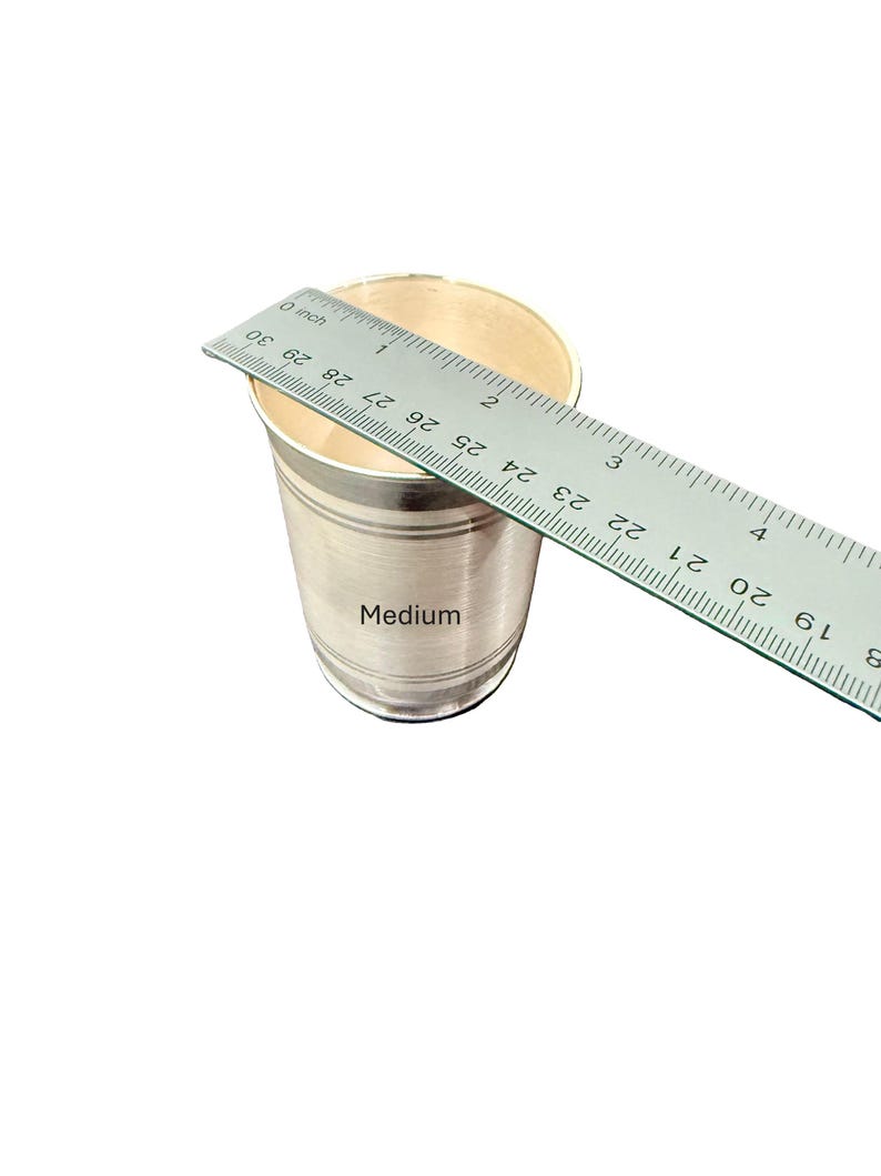 999 Pure Silver Glass – BIS Hallmarked for Purity | silver glass | silver cup | silver water glass | pure silver glass image 5