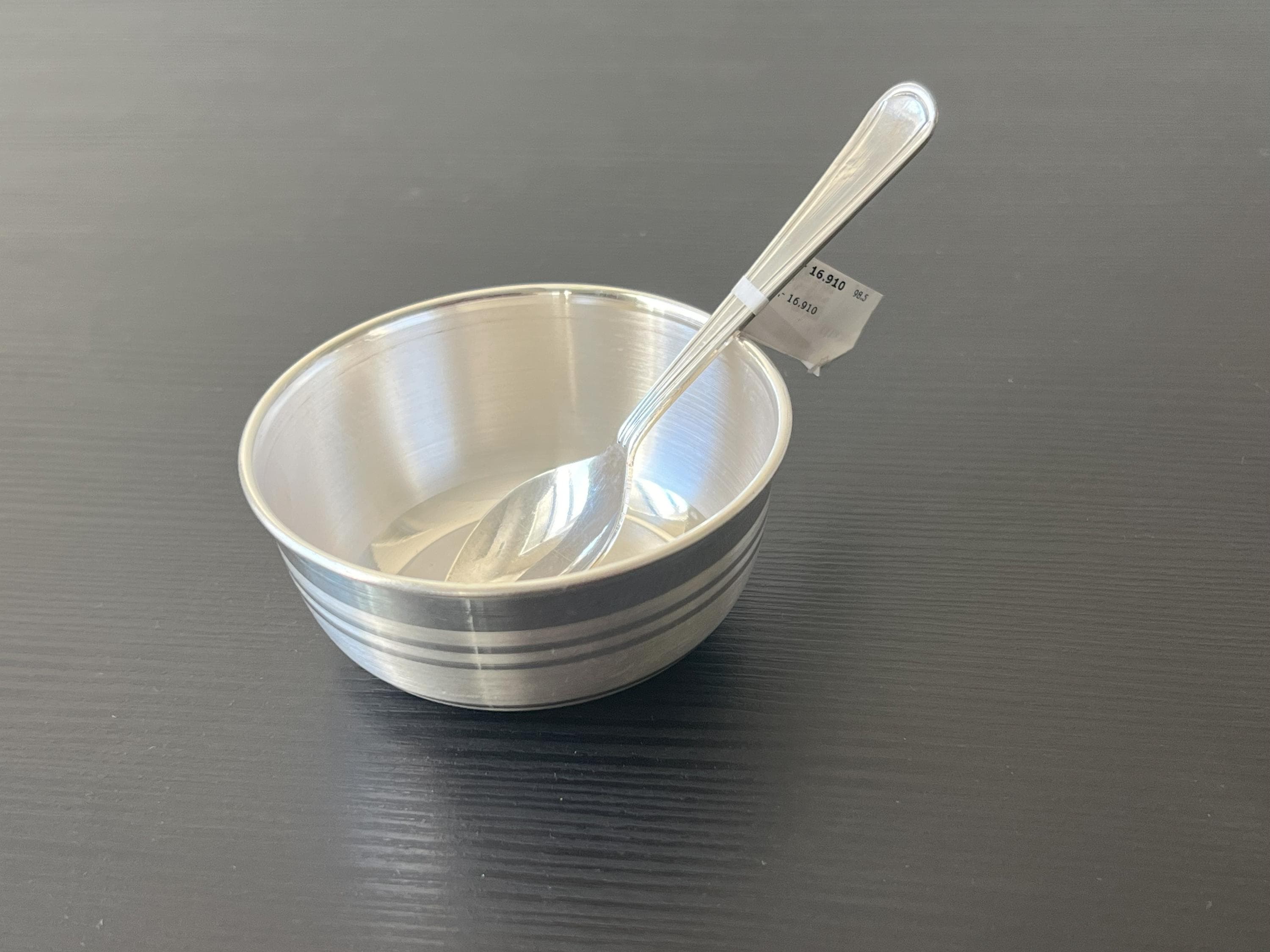 Pure Silver Bowl and Spoon | Pure Silver Bowls | Annaprashana