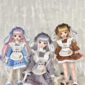 3 Colors Doll Dress 1/4 1/6 BJD Clothes Outfit for BJD Dolls, Custom Doll Clothing BJD Outfits