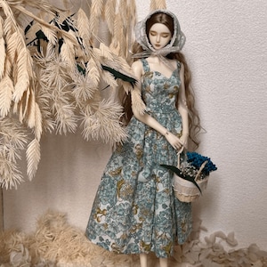 Resin BJD Doll: 1/6 Scale Sarah Full Set, Outfit Included (27cm)