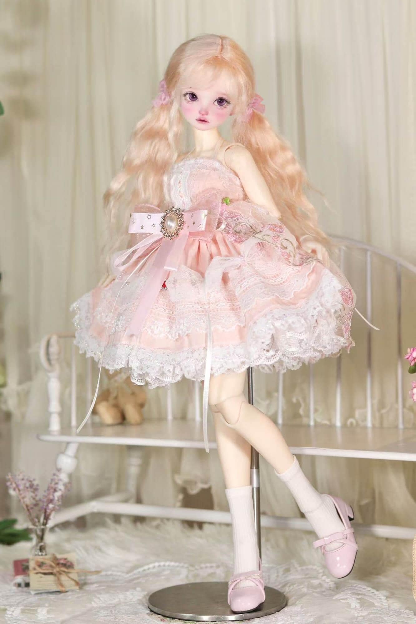 1/4 Bjd Doll Dress Bjd Clothes Outfit, Short Skirt for Bjd Doll, Custom Doll Clothing Bid Outfits, Gift for Girls and Kids