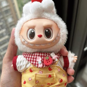 Labubu Clothes Labubu Outfit Labubu Macaron Outfit, Labubu Cute Clothes Diy Labubu Clothes, PopMart Labubu Accessory, Dimoo Doll Clothes