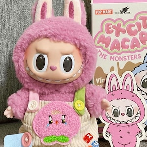 Labubu Overalls Cute Labubu Clothes 17cm, Labubu Fashion Labubu Clothes, Labubu Accessory for V1 V2 V3, Labubu Toy Clothes Labubu Outfit