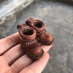 Vintage Blythe Skórzane Buty, Blythe Skórzane Buty, Neo Blythe Buty, Blythe Doll Buty, OB22/0B24 Skórzane Buty, Azone Buty, Blythe Buty
