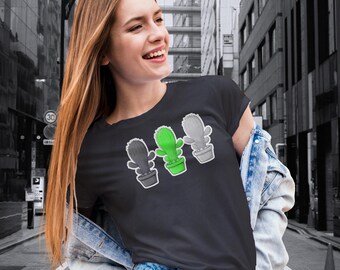 Cactus Lover Unisex Softstyle T-Shirt - Succulent Plant Graphic Tee, Nature Lover Gift, Desert Botanical Shirt, Plant Mom Gift, Southwest